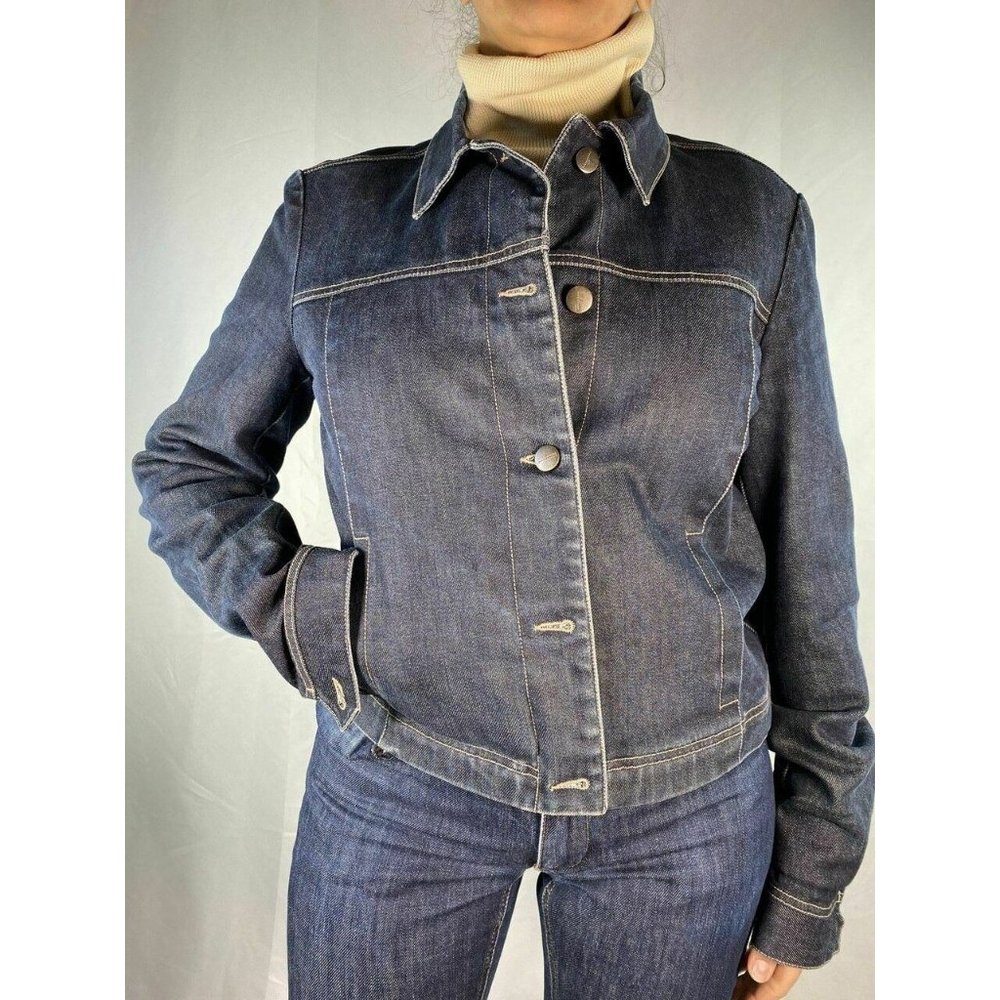 Salvatore Ferragamo Dark Wash Denim Jacket